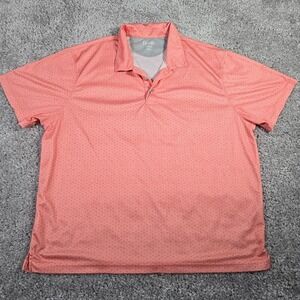 Etonic Mens Coral Performance Golf Polo Shirt Size‎ XXL Moisture Wicking Casual